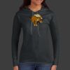 Ladies 100% Ring Spun Cotton Long Sleeve Hooded T Shirt Thumbnail