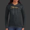 Ladies 100% Ring Spun Cotton Long Sleeve Hooded T Shirt Thumbnail