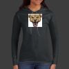 Ladies 100% Ring Spun Cotton Long Sleeve Hooded T Shirt Thumbnail