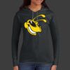 Ladies 100% Ring Spun Cotton Long Sleeve Hooded T Shirt Thumbnail