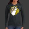 Ladies 100% Ring Spun Cotton Long Sleeve Hooded T Shirt Thumbnail