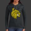 Ladies 100% Ring Spun Cotton Long Sleeve Hooded T Shirt Thumbnail