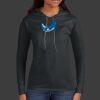Ladies 100% Ring Spun Cotton Long Sleeve Hooded T Shirt Thumbnail
