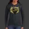 Ladies 100% Ring Spun Cotton Long Sleeve Hooded T Shirt Thumbnail