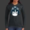 Ladies 100% Ring Spun Cotton Long Sleeve Hooded T Shirt Thumbnail