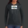 Ladies 100% Ring Spun Cotton Long Sleeve Hooded T Shirt Thumbnail