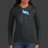 Ladies 100% Ring Spun Cotton Long Sleeve Hooded T Shirt Thumbnail