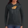 Ladies 100% Ring Spun Cotton Long Sleeve Hooded T Shirt Thumbnail