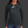 Ladies 100% Ring Spun Cotton Long Sleeve Hooded T Shirt Thumbnail