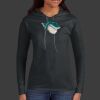 Ladies 100% Ring Spun Cotton Long Sleeve Hooded T Shirt Thumbnail