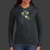 Ladies 100% Ring Spun Cotton Long Sleeve Hooded T Shirt Thumbnail