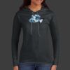 Ladies 100% Ring Spun Cotton Long Sleeve Hooded T Shirt Thumbnail