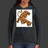 Ladies 100% Ring Spun Cotton Long Sleeve Hooded T Shirt Thumbnail