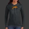 Ladies 100% Ring Spun Cotton Long Sleeve Hooded T Shirt Thumbnail