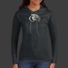 Ladies 100% Ring Spun Cotton Long Sleeve Hooded T Shirt Thumbnail