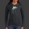 Ladies 100% Ring Spun Cotton Long Sleeve Hooded T Shirt Thumbnail