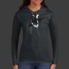 Ladies 100% Ring Spun Cotton Long Sleeve Hooded T Shirt Thumbnail