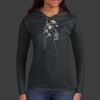 Ladies 100% Ring Spun Cotton Long Sleeve Hooded T Shirt Thumbnail