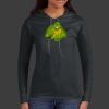 Ladies 100% Ring Spun Cotton Long Sleeve Hooded T Shirt Thumbnail