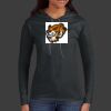 Ladies 100% Ring Spun Cotton Long Sleeve Hooded T Shirt Thumbnail