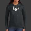 Ladies 100% Ring Spun Cotton Long Sleeve Hooded T Shirt Thumbnail