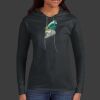 Ladies 100% Ring Spun Cotton Long Sleeve Hooded T Shirt Thumbnail