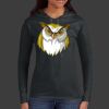Ladies 100% Ring Spun Cotton Long Sleeve Hooded T Shirt Thumbnail