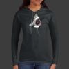Ladies 100% Ring Spun Cotton Long Sleeve Hooded T Shirt Thumbnail