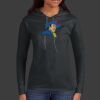 Ladies 100% Ring Spun Cotton Long Sleeve Hooded T Shirt Thumbnail
