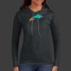 Ladies 100% Ring Spun Cotton Long Sleeve Hooded T Shirt Thumbnail