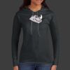 Ladies 100% Ring Spun Cotton Long Sleeve Hooded T Shirt Thumbnail