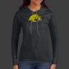Ladies 100% Ring Spun Cotton Long Sleeve Hooded T Shirt Thumbnail