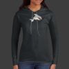 Ladies 100% Ring Spun Cotton Long Sleeve Hooded T Shirt Thumbnail