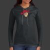 Ladies 100% Ring Spun Cotton Long Sleeve Hooded T Shirt Thumbnail