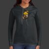 Ladies 100% Ring Spun Cotton Long Sleeve Hooded T Shirt Thumbnail