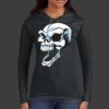 Ladies 100% Ring Spun Cotton Long Sleeve Hooded T Shirt Thumbnail