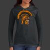 Ladies 100% Ring Spun Cotton Long Sleeve Hooded T Shirt Thumbnail