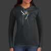 Ladies 100% Ring Spun Cotton Long Sleeve Hooded T Shirt Thumbnail