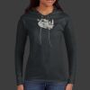Ladies 100% Ring Spun Cotton Long Sleeve Hooded T Shirt Thumbnail