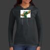 Ladies 100% Ring Spun Cotton Long Sleeve Hooded T Shirt Thumbnail