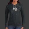 Ladies 100% Ring Spun Cotton Long Sleeve Hooded T Shirt Thumbnail