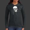 Ladies 100% Ring Spun Cotton Long Sleeve Hooded T Shirt Thumbnail