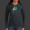 Ladies 100% Ring Spun Cotton Long Sleeve Hooded T Shirt Thumbnail