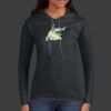 Ladies 100% Ring Spun Cotton Long Sleeve Hooded T Shirt Thumbnail