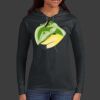 Ladies 100% Ring Spun Cotton Long Sleeve Hooded T Shirt Thumbnail