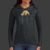 Ladies 100% Ring Spun Cotton Long Sleeve Hooded T Shirt Thumbnail