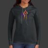 Ladies 100% Ring Spun Cotton Long Sleeve Hooded T Shirt Thumbnail