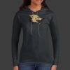 Ladies 100% Ring Spun Cotton Long Sleeve Hooded T Shirt Thumbnail