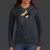 Ladies 100% Ring Spun Cotton Long Sleeve Hooded T Shirt Thumbnail