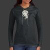 Ladies 100% Ring Spun Cotton Long Sleeve Hooded T Shirt Thumbnail